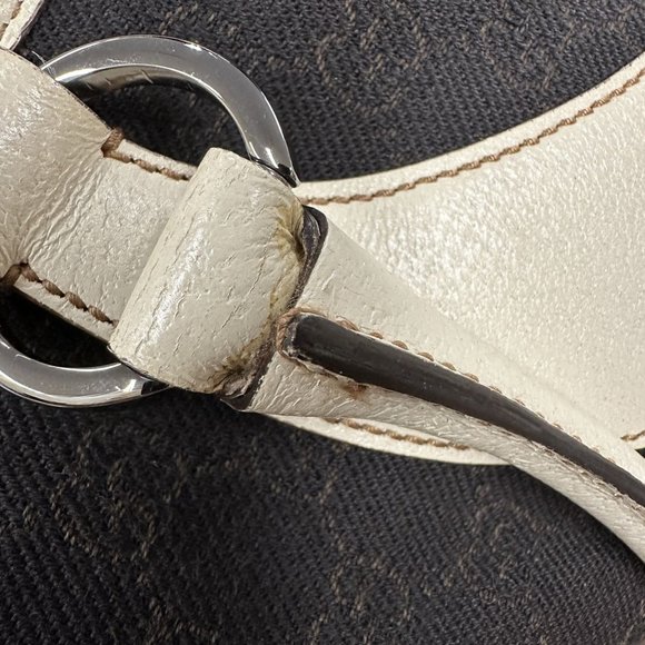 GUCCI 179587 001013 GG Canvas Tote Bag Handbag Leather Women's - Picture 7 of 8